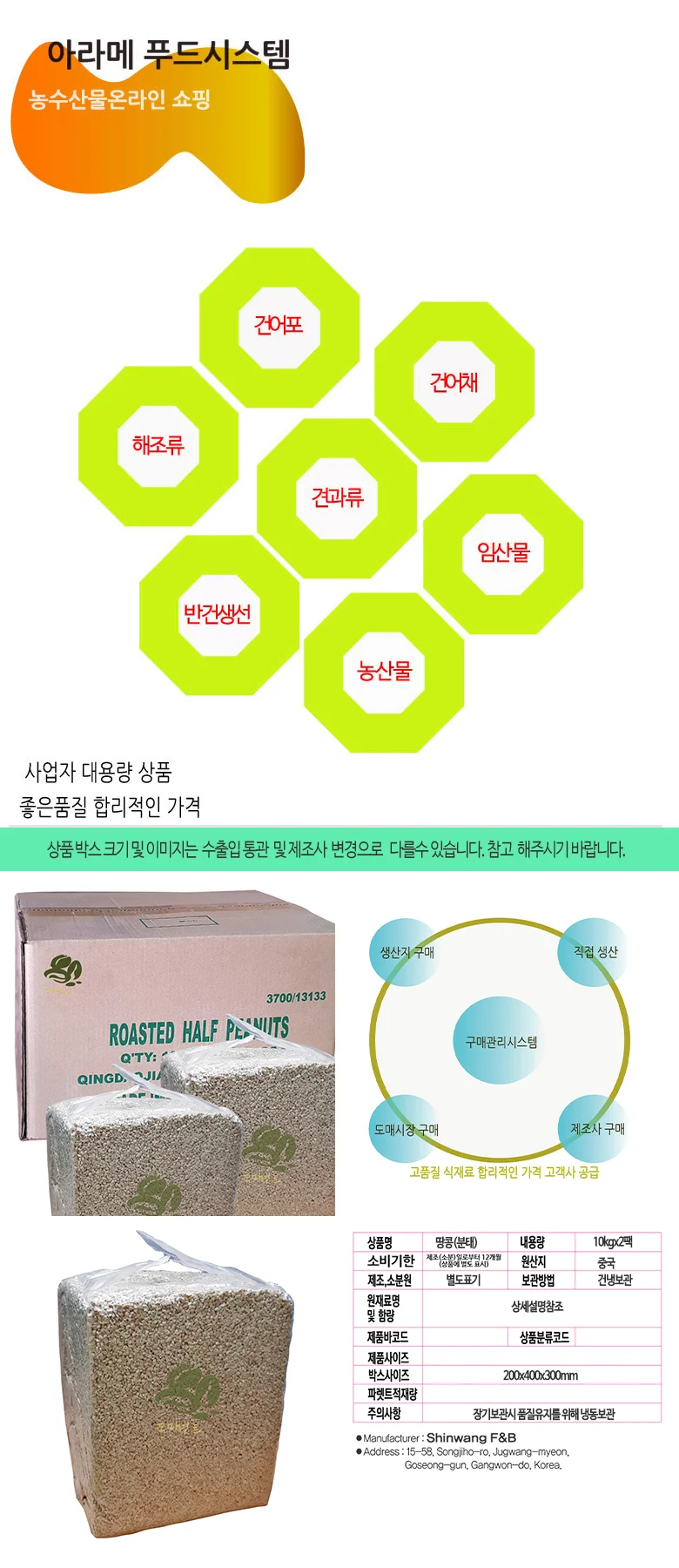 땅콩 분태 20kg 상세4