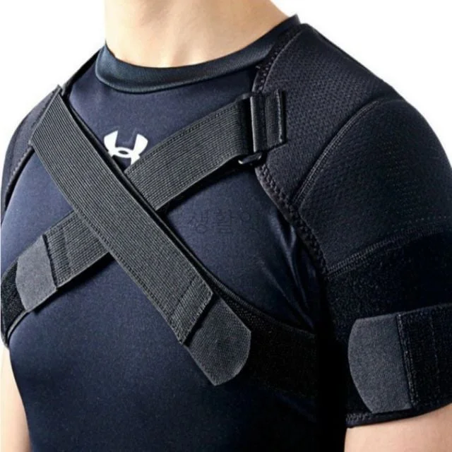 양어깨 보호대 L XL 어깨펴는밴드 어깨탈구보호대 어깨아대 어깨관절보호대 군인어깨보호대