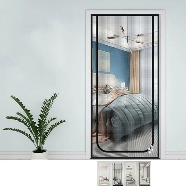현관문 방묘문 지퍼 방충문 안전문 펫도어 롤방충망 120x220cm