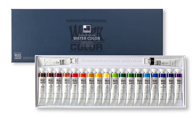 DW_신한 전문가용 수채화물감 12ml 20색 상세2