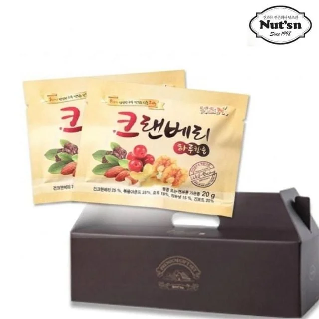 데일리 크랜베리 견과류 28봉 영양 간식 선물세트