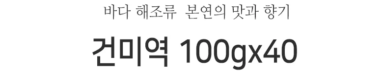 건미역 100gx40봉 상세2
