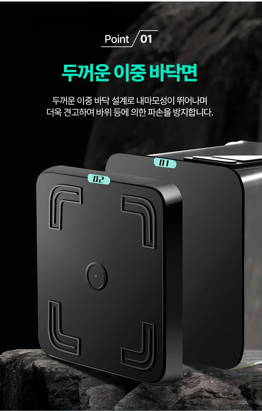 민물 선상 바다 낚시 밑밥 살림통 투명 접이식 두레박 상세4