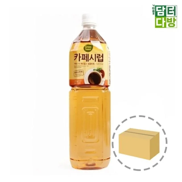 무배 대상 그린스위트 카페시럽 . 6개입 1.5L