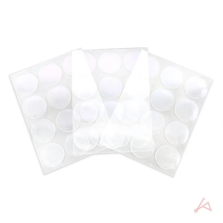 초강력 겔 투명 양면테이프(원형) 20mm 36p
