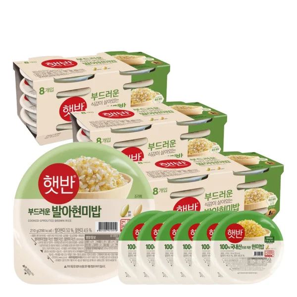 즉석밥 현미밥 (현미밥 210g 24개 + 130g 6개) 상세1