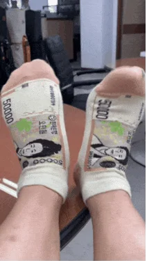 오늘출발 오만원권 돈양말 상세2
