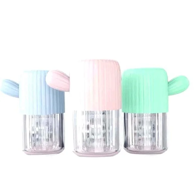 수동 렌즈세척기 여행용 휴대용 렌즈보관통 렌즈세척