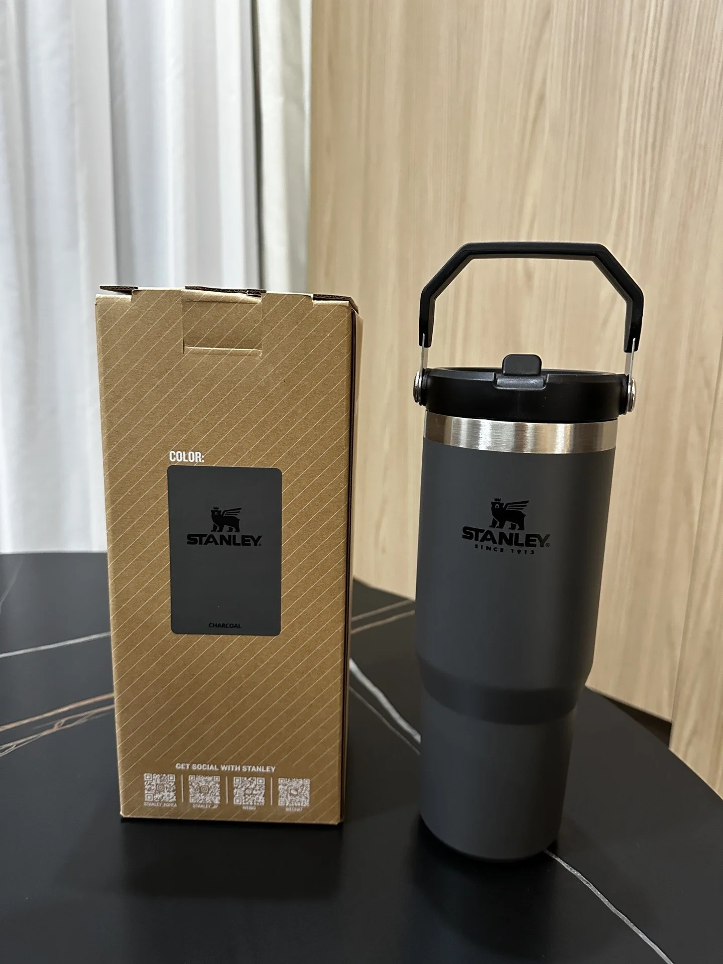 스탠리텀블러 손잡이텀블러 크로스 보더 스탠리 스탠리 보온병 컵 304 스테인레스 스틸 아마존 대외 무역 상세1