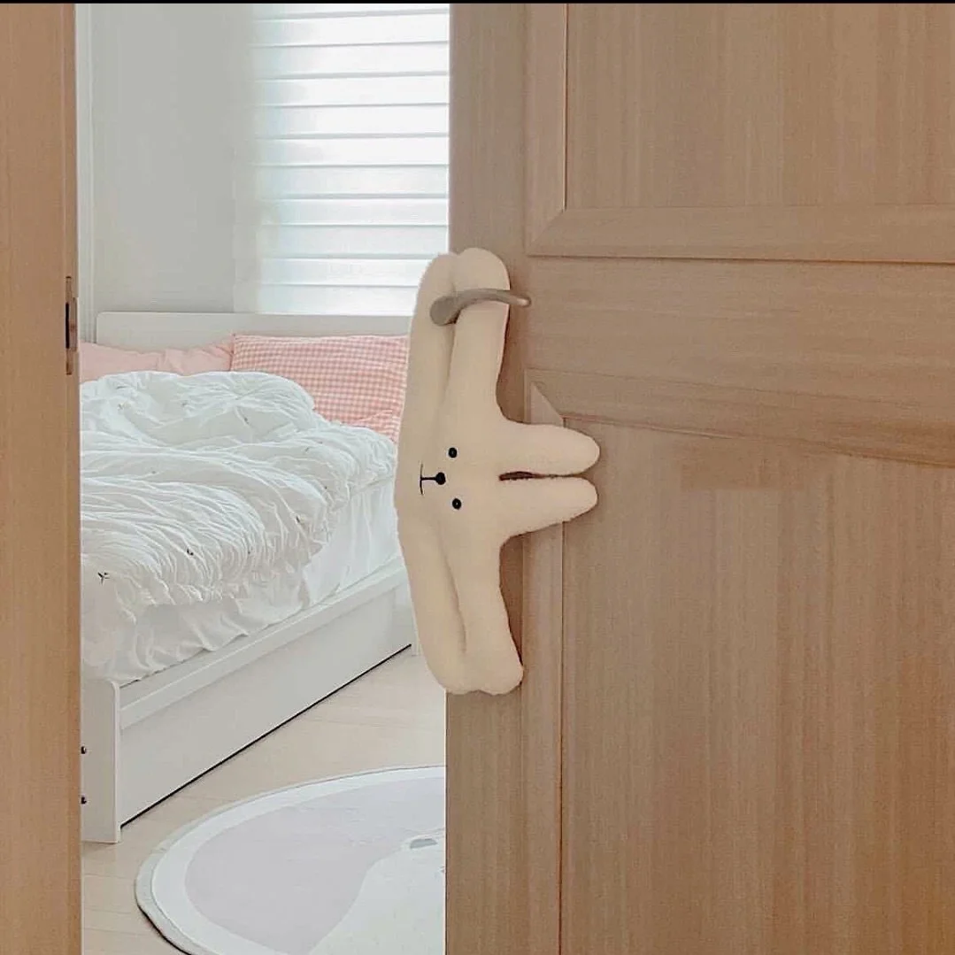 모서리보호 토끼 곰 인형 문 손끼임방지 도어스토퍼 상세3