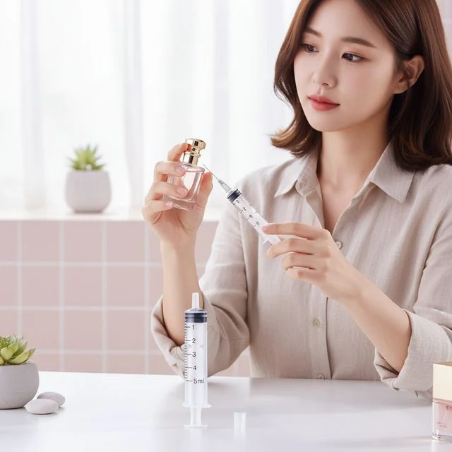 향수 소분용 주사기 세트 화장품 리필 스포이드 5ml 낱개 구성