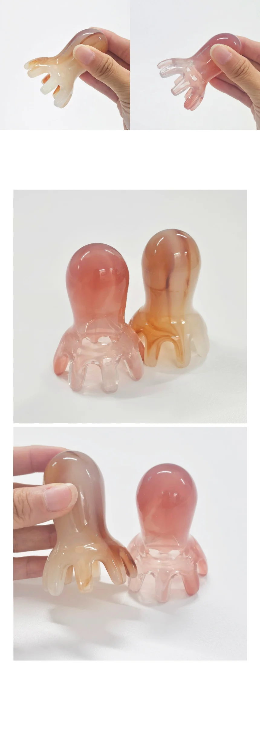 루미나D 마사지기 괄사 문어 만능 두피 마사지 미용관리 데일리 휴대용 상세7