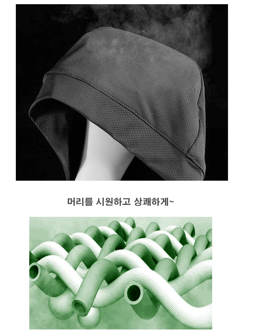 쿨 메쉬 자전거 속모자 메쉬쪽모자 자전거모자 스포츠모자 상세2