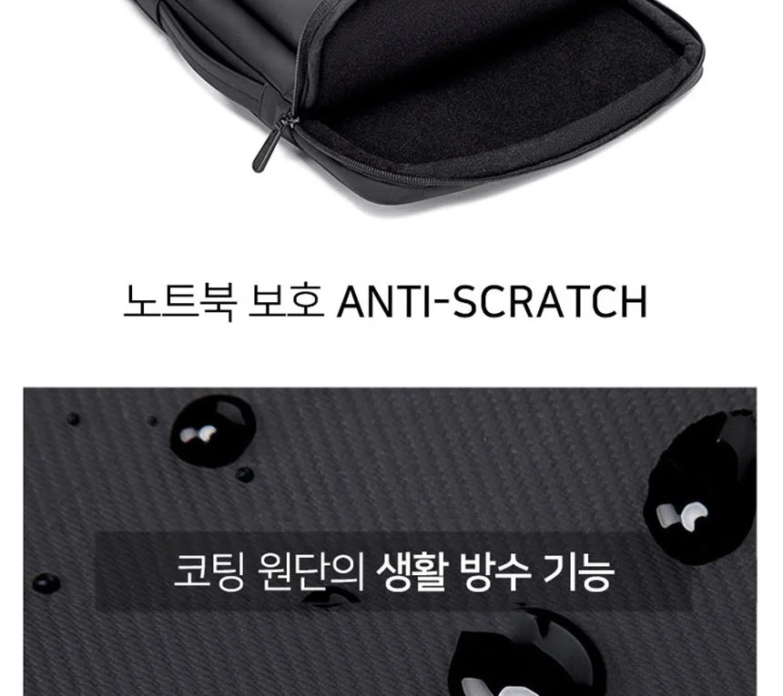 노트북 가방 토트백 직장인 서류 가방 캐주얼 수납 파우치 상세5