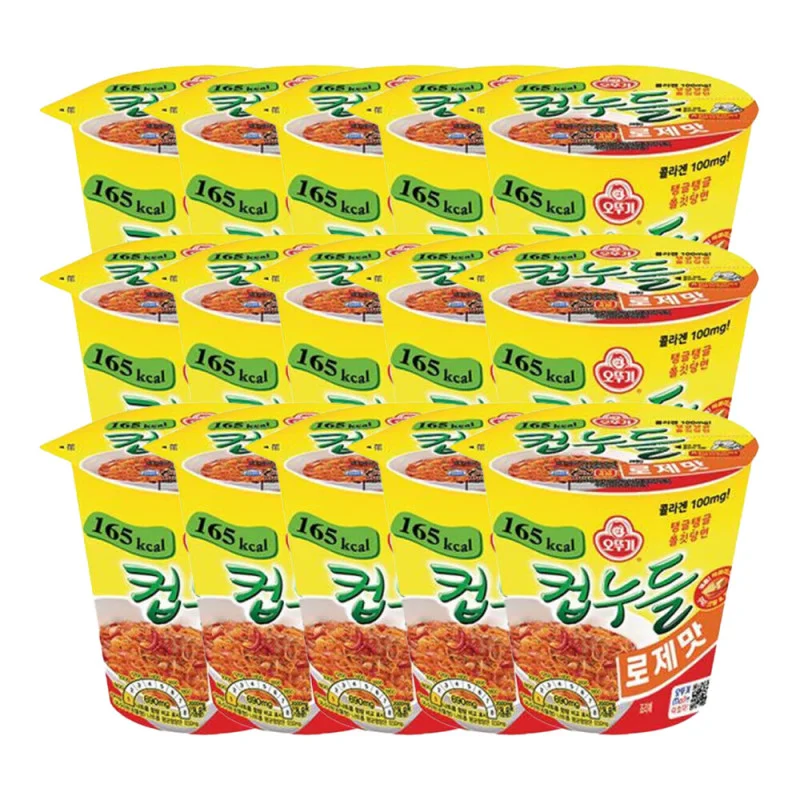 오뚜기 컵누들 로제맛 컵 49.8G x 15개 1박스 상세1