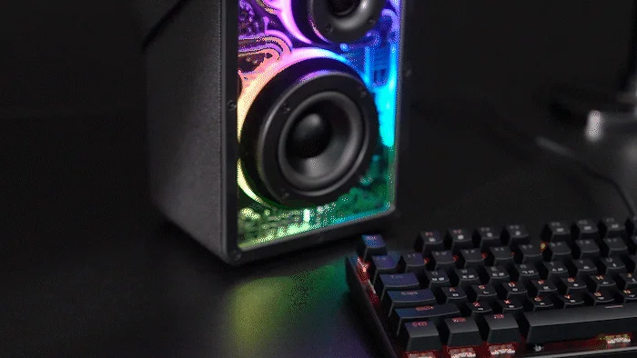 캔스톤 MT500 RGB 투명 블루투스 우퍼 스피커 상세4