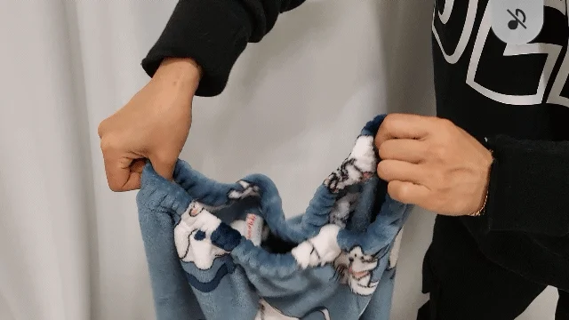 남성 극세사 밍크 수면바지 겨울 잠옷 상세2