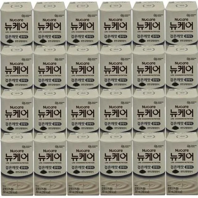 검은깨 맛 영양 간식 환자 균형 영양식 고령층 드링크 식음료 노인 프리바이오틱스 보충제 식물성 고소한