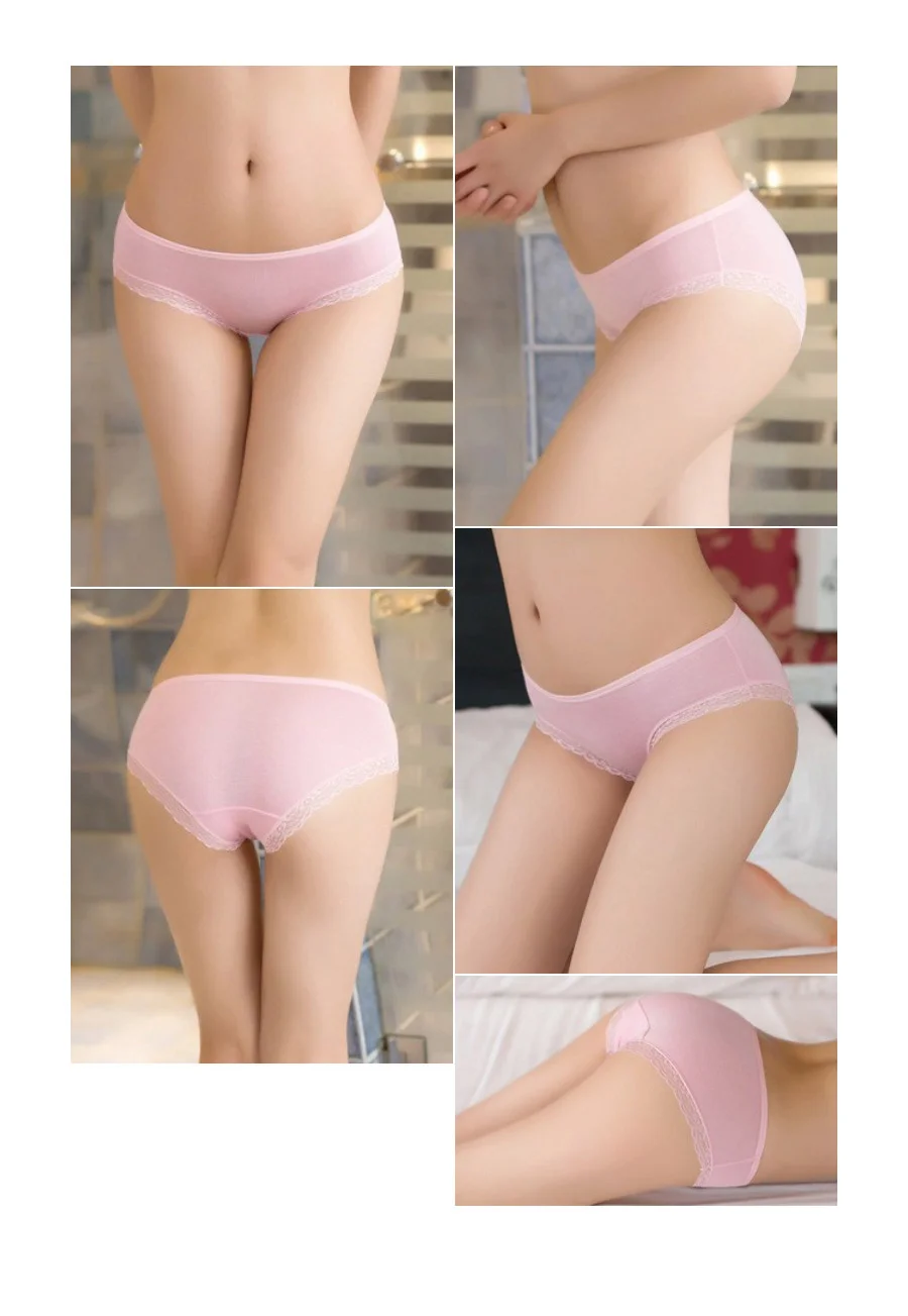 런칭특가 여성 언더웨워 모달 소재 레이스 여성 팬티 속옷 상세3