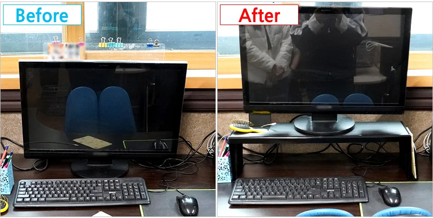 모니터 받침대 사무실모니터받침대 대형모니터받침대 컴퓨터모니터거치대 상세3
