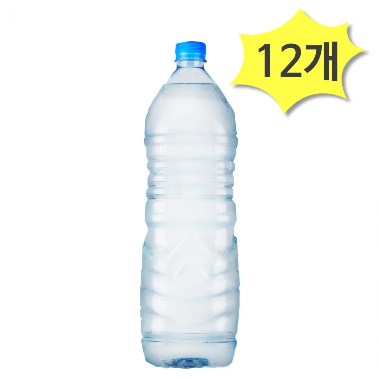 지리산 산청샘물 화이트 무라벨 생수 2L x 12개