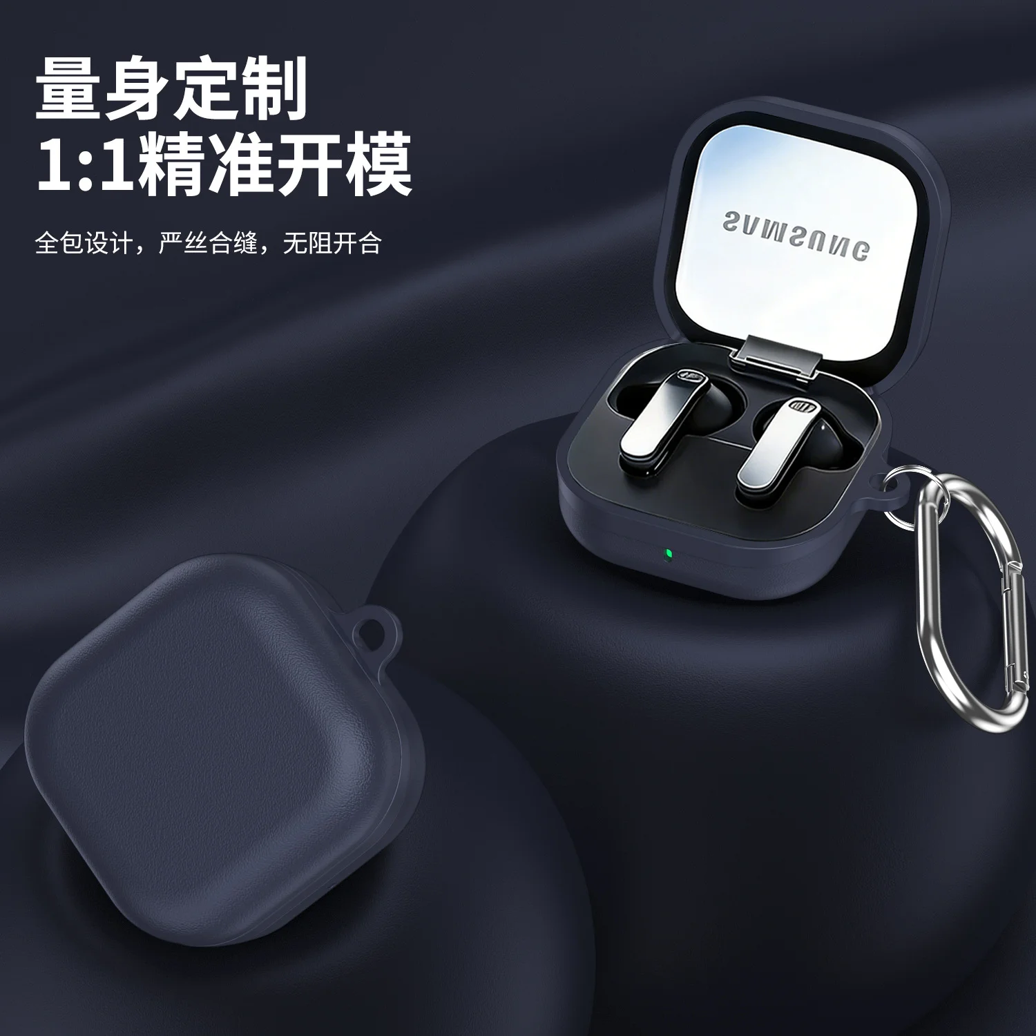 버즈4케이스 삼성 Galaxy Buds4 Pro용 단색 보호 케이스 Buds4 전체 포장 상세10