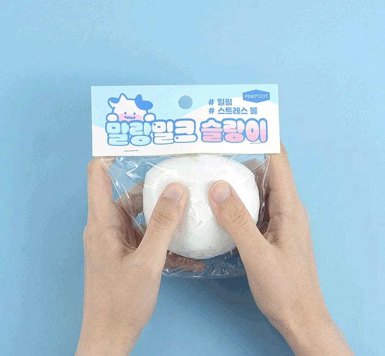 밀크 말랑이 촉감놀이 주물럭 장난감 음식모형 상세2