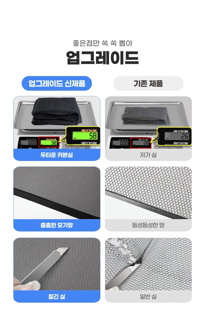 차박모기장 캠핑용 차량 창문 모기장 매쉬창 사생활 보호 상세4