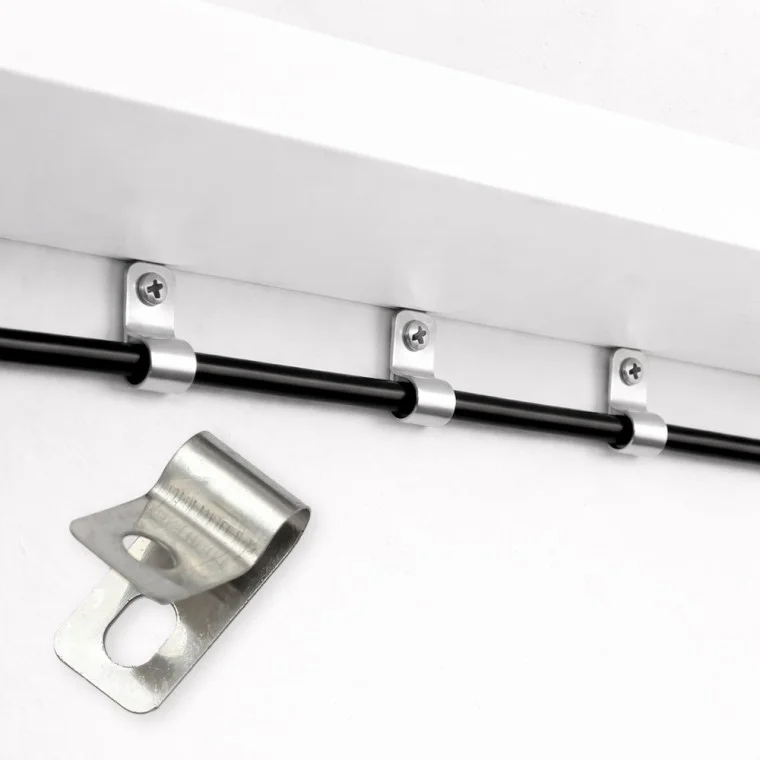 304 스테인리스 케이블 클램프 3mm 10개 전선고정