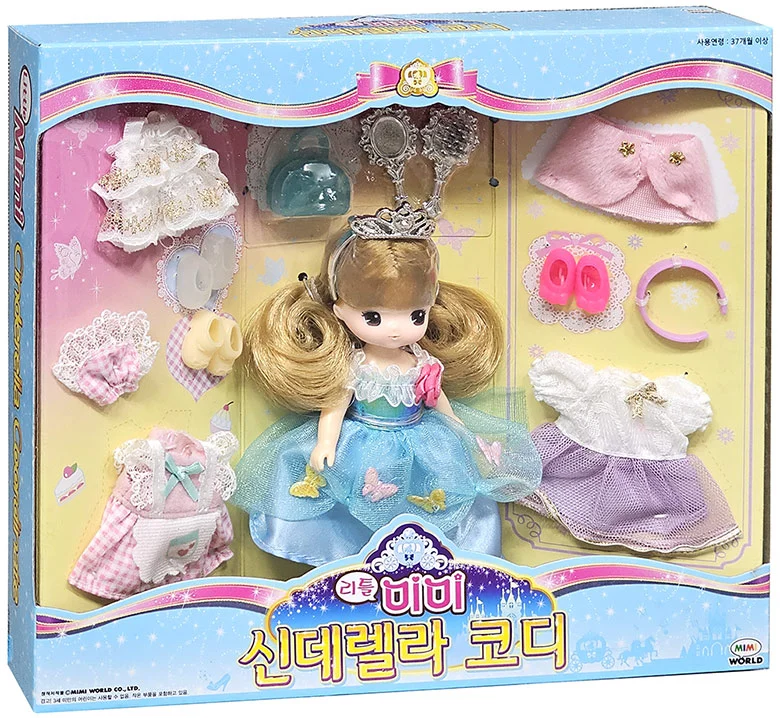 리틀미미 신데렐라 코디 인형 놀이 캐릭터 장난감 상세4
