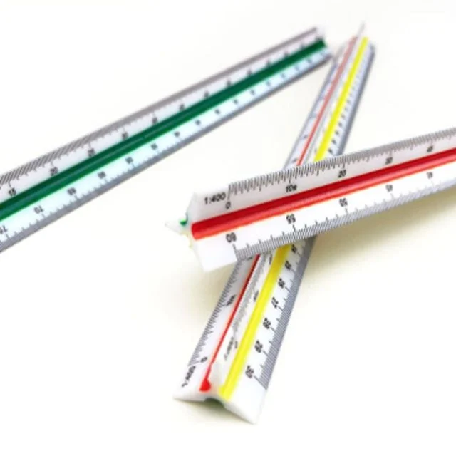삼각스케일자 스케일 도면 건축 제도용삼각자 축척자 30cm 15cm 문구 사무용품