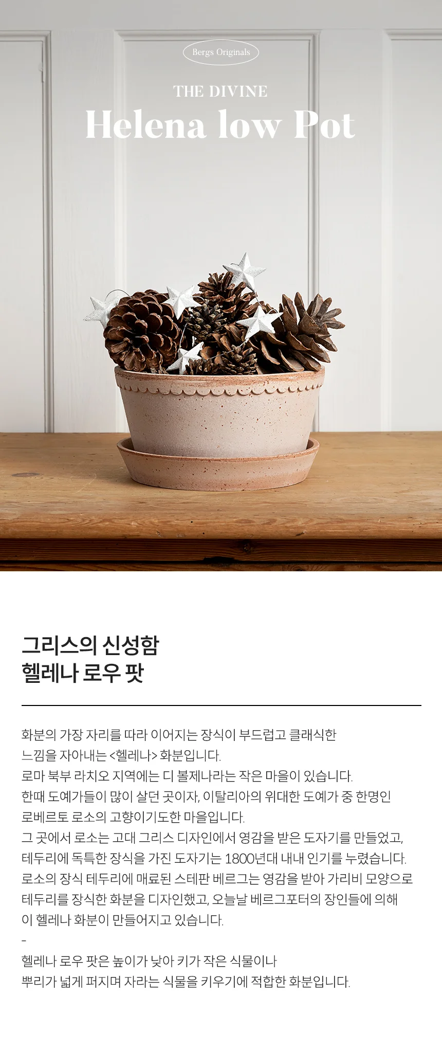 베르그 포터 헬레나 로우 화분 상세4