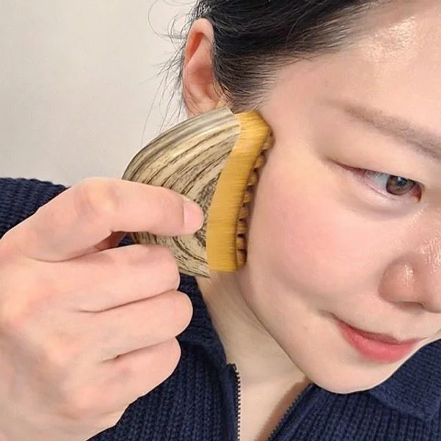 브러쉬 마사지 괄사 페이스 리프팅 주름 브러시 얼굴 탄력 근육 마사지기 뭉침