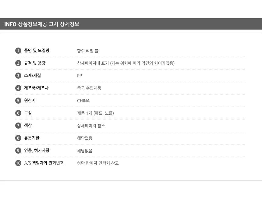 향수 리필 툴 향수공병추출기 향수분사기 펌프리필툴 상세6