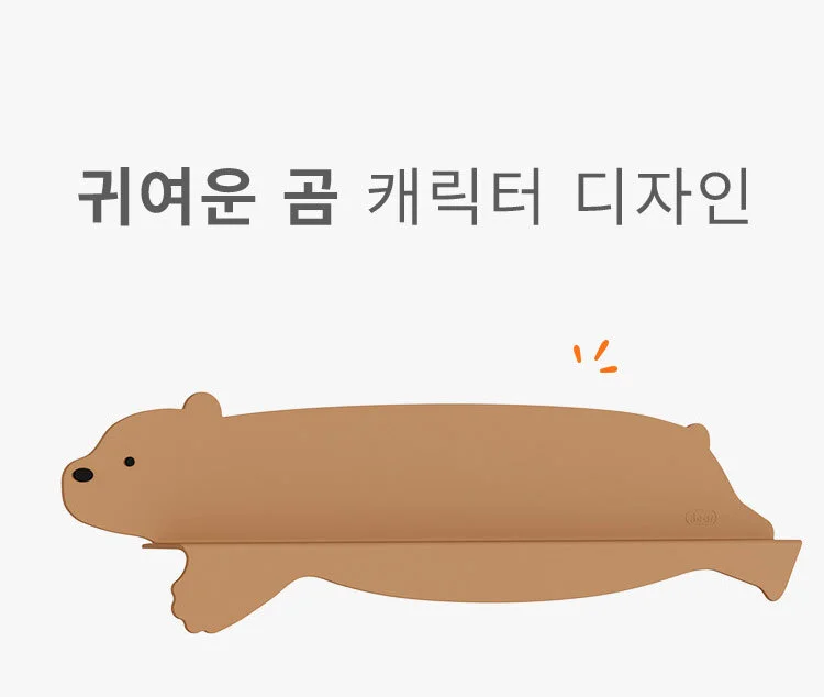 곰돌이 싱크대 물막이 물튐가림막 실리콘 설거지 상세3
