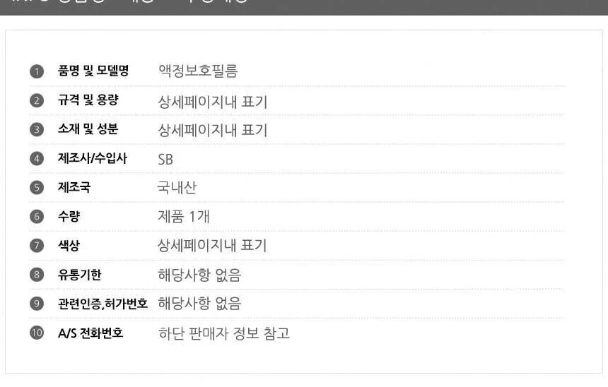 갤럭시 S22 고투명 액정보호필름 2매 상세4