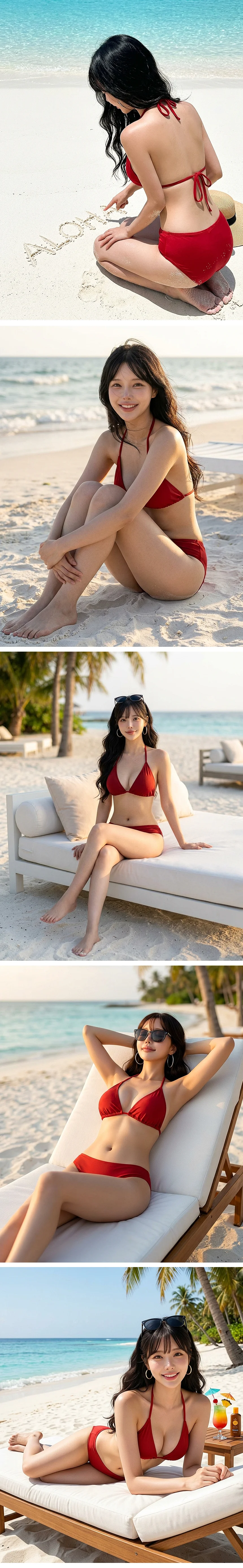 플레르비키니 4pc세트 수영복 볼레로 커버업 바프 상세5
