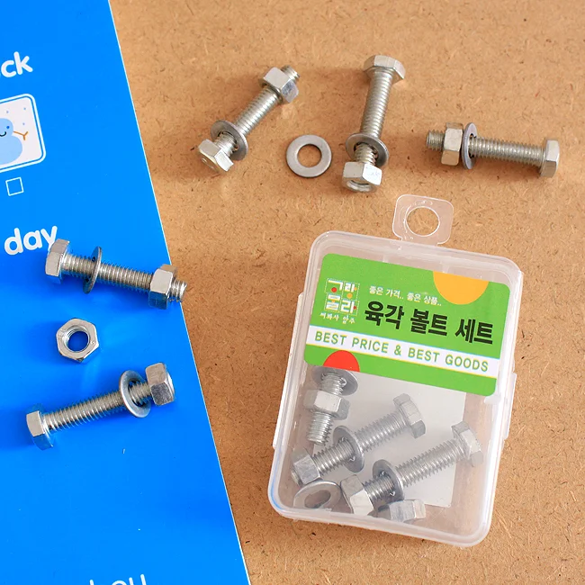 8p 육각볼트(30x6mm) / 볼트너트세트