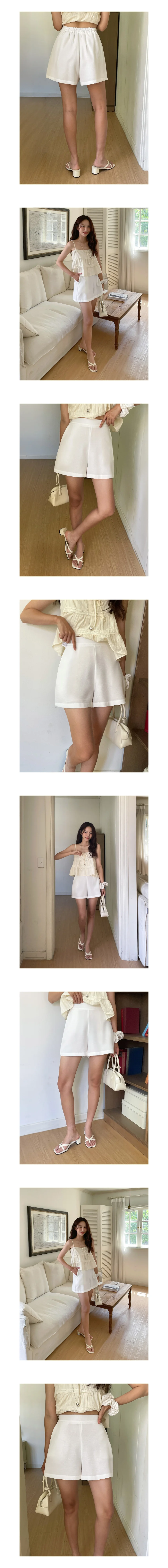 여름 와이드 숏팬츠 여성 반바지 상세2