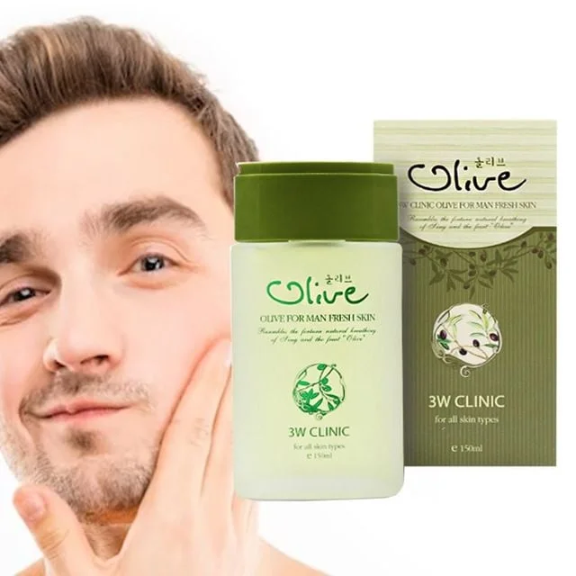 3W 올리브 후레쉬 스킨 포맨 150ml 남성화장품