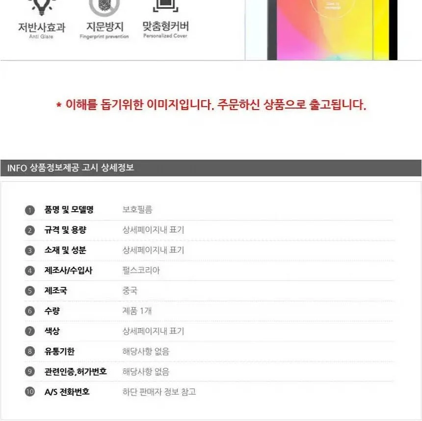 노트북9 Always15 2019 NT950XBE 지문방지보호필름2매 상세3