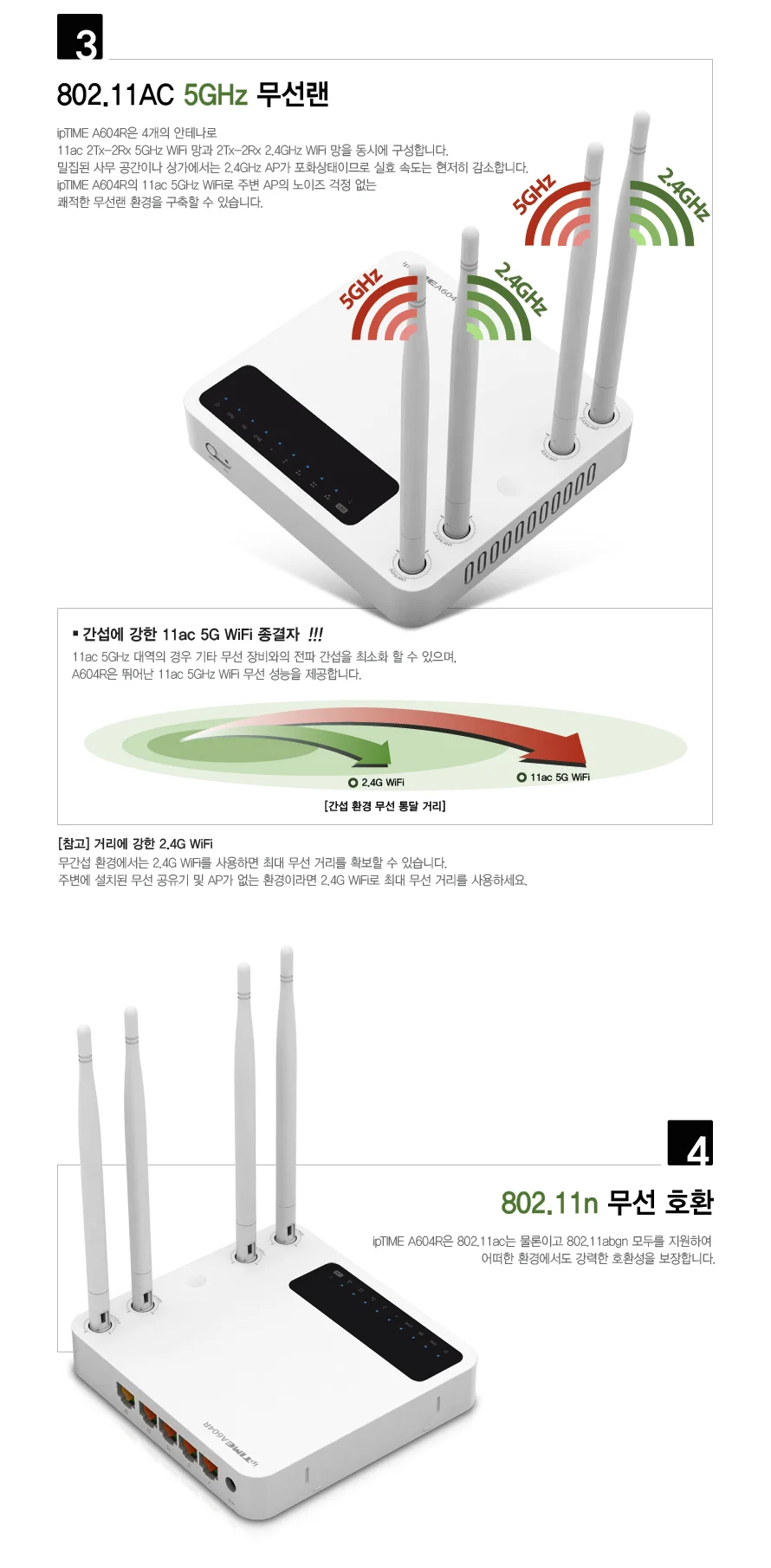 ipTIME 유무선 공유기 (A604R) 상세4