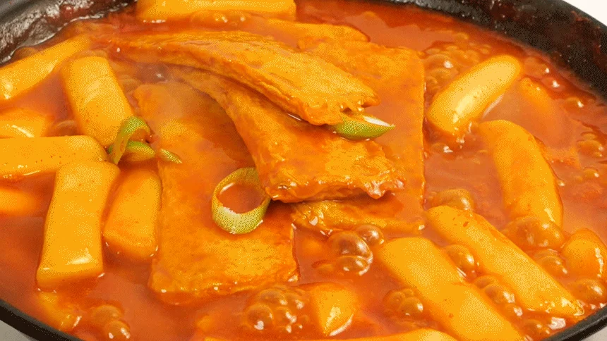 로제 쌀떡볶이 밀키트 2인분 떡볶이키트 야식밀키트 간단떡볶이 밀키트떡볶이 상세3