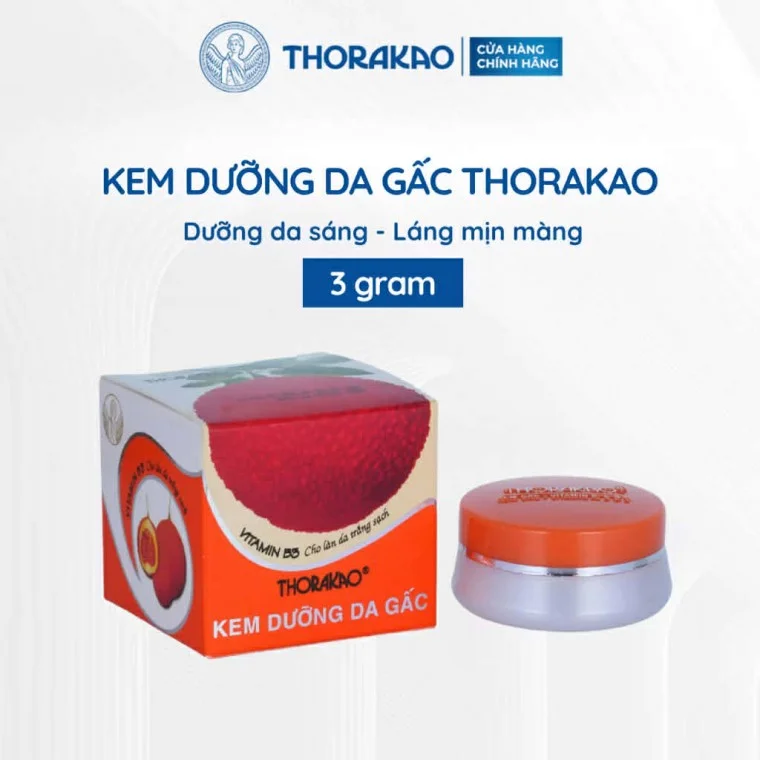 Thorakao 가크 브라이트닝 스킨 크림 3g - KEM DUONG DA GAC THORAKAO