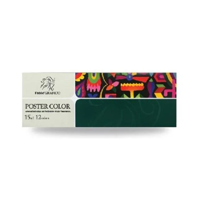 혜명몰 동아 파블 그라피코 포스터칼라 12색 15ml - 세트 (1개입) 오일파스텔 미술도구 그림물감 유화물감