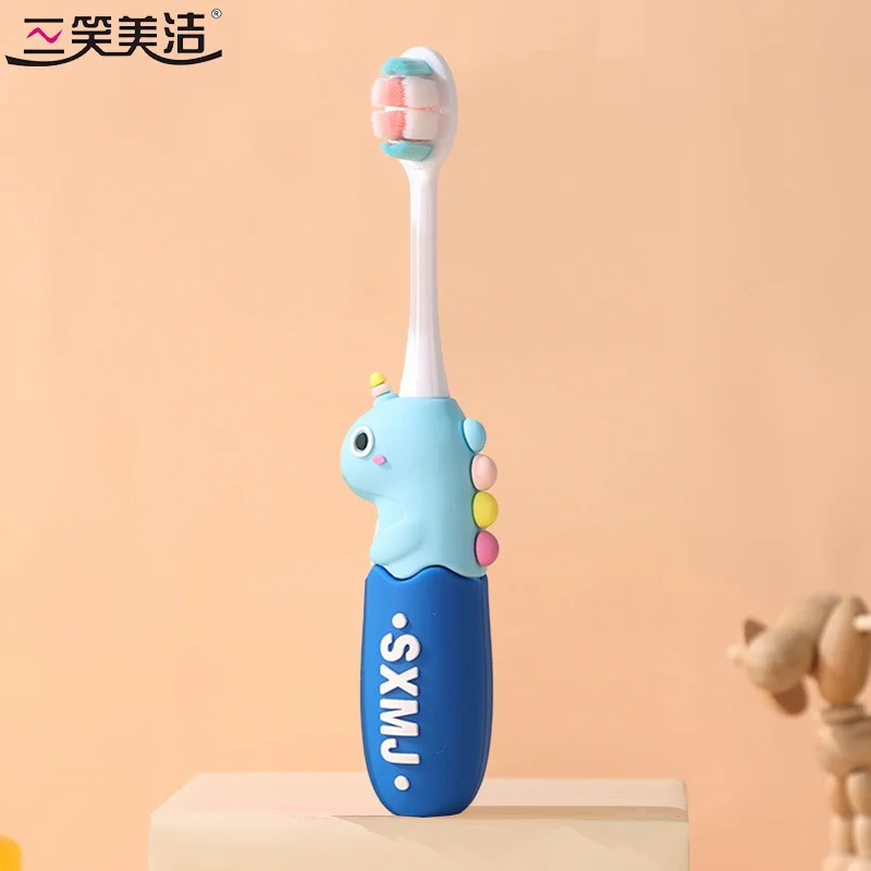 유니콘칫솔 산샤오 메이지 어린이 칫솔 부드러운 털 잇몸 케어 3-6-12세 초등학생 아기 상세4