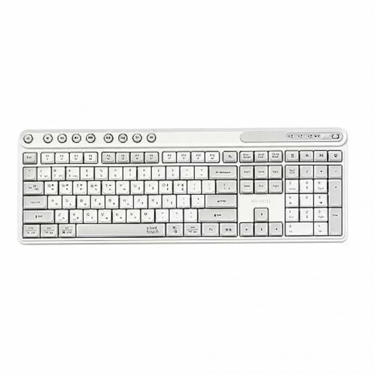 아이리버 항균 듀얼 무선 키보드 MWK601 화이트 441X155X28mm 개 (1개입) 무소음마우스 기계식키보드 블루
