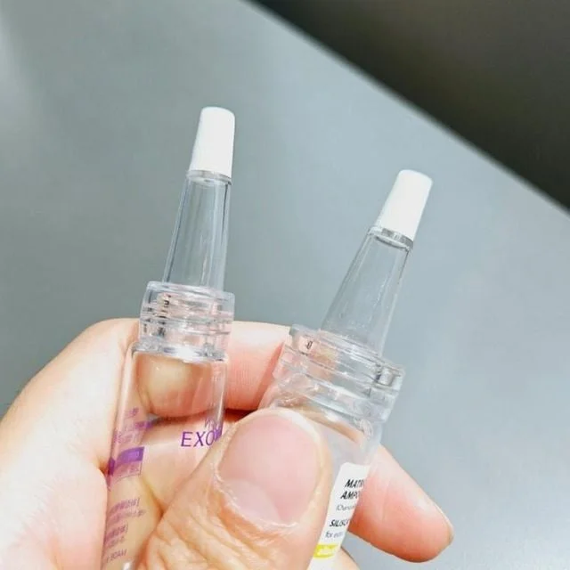 앰플뚜껑 5P 마개 꼬깔캡 두피앰플 반영구 미용재료 파우더 뾰족캡 세이프캡 안전 방지 간편 덮개