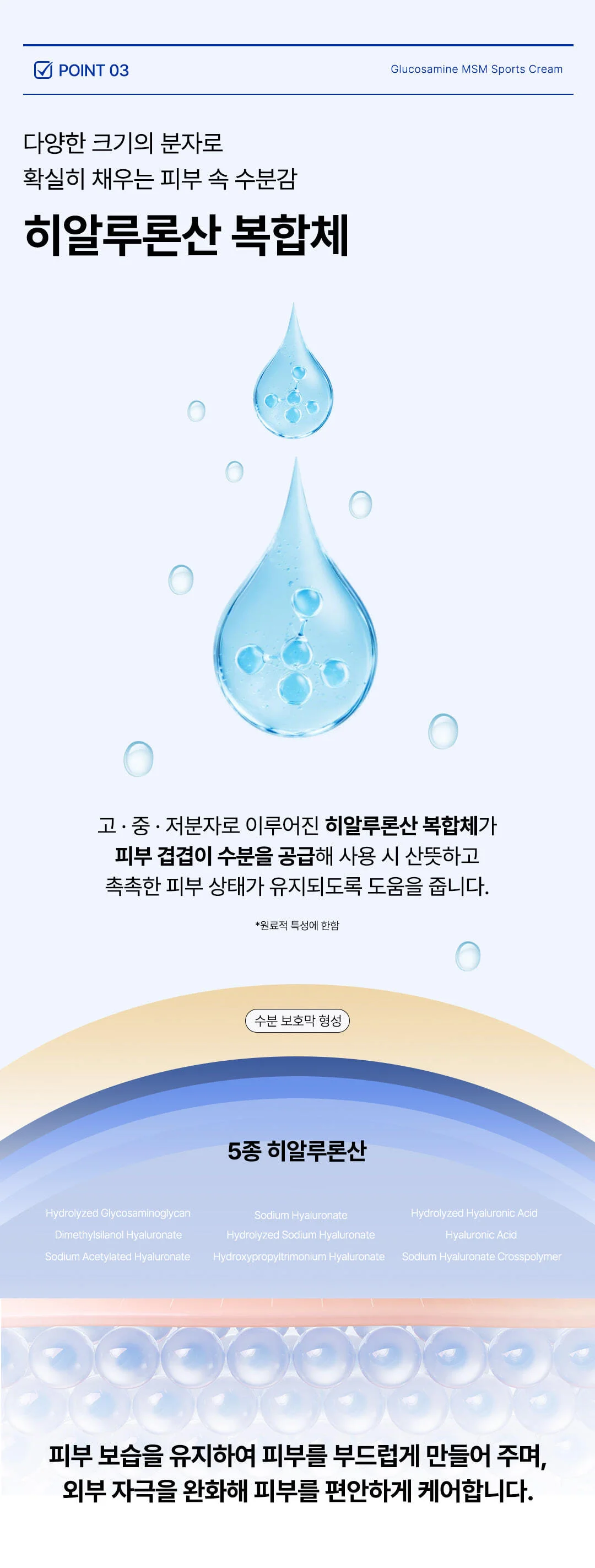 글로코사민 msm 스포츠 마사지 크림 50ml 상세5