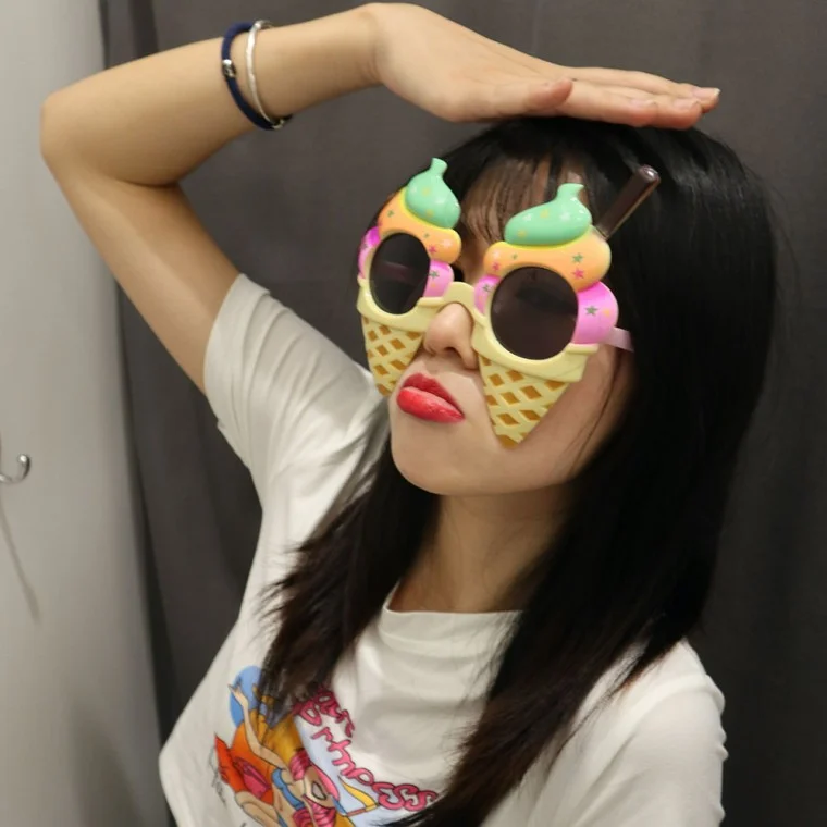 아이스크림 선글라스 파티 안경 인생네컷 소품 생일